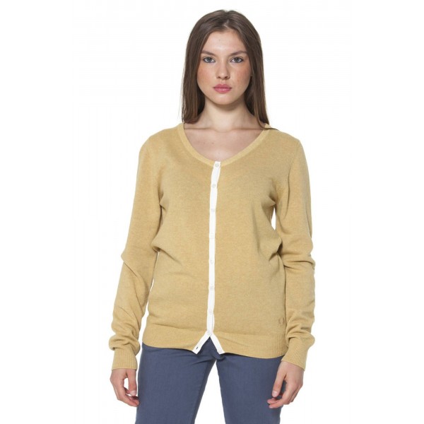 FRED PERRY CARDIGAN Donna 31392212 Giallo